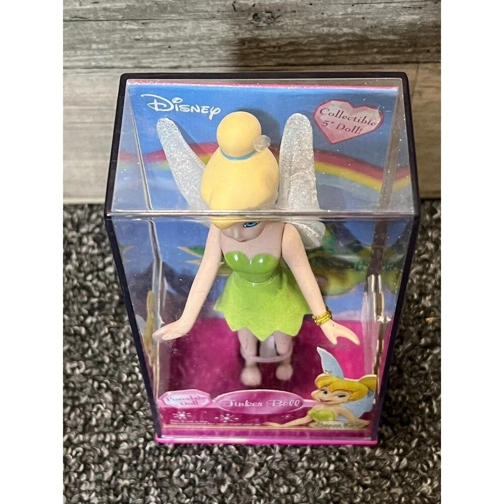 Disney Tinkerbell 5” Porcelain Doll Brass Key Keepsakes 2005